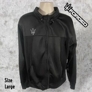 Forged Men's Trident Tech  Jacket Size Large Black